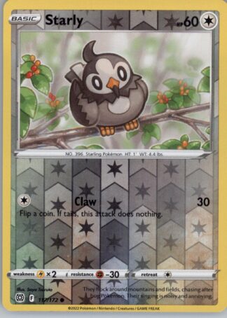 Starly SWSH09: Brilliant Stars 117/172 (Reverse Holofoil)