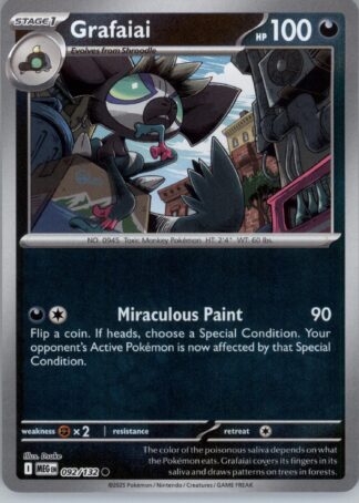 Grafaiai ME01: Mega Evolution 092/132 (Reverse Holofoil)