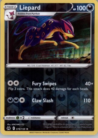 Liepard SWSH: Crown Zenith 078/159