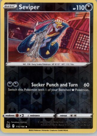 Seviper SWSH11: Lost Origin 116/196 (Reverse Holofoil)