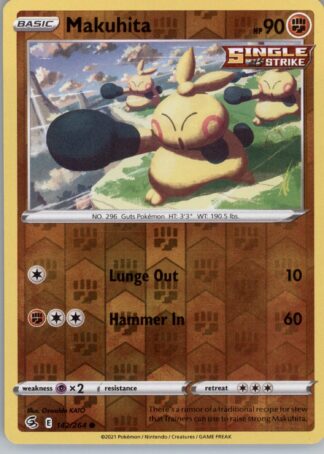 Makuhita SWSH08: Fusion Strike 142/264 (Reverse Holofoil)