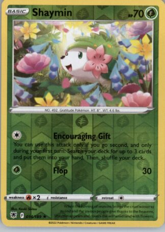 Shaymin SWSH10: Astral Radiance 014/189 (Reverse Holofoil)