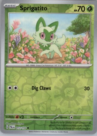Sprigatito SV02: Paldea Evolved 013/193 (Reverse Holofoil)
