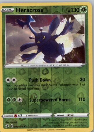 Heracross SWSH02: Rebel Clash 006/192