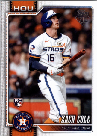 2026 Topps #601 Zach Cole